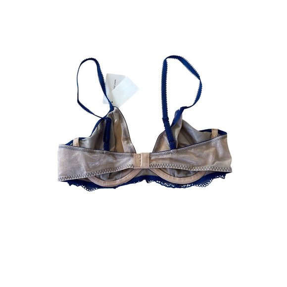 BTemptd Bra Womens 36B Blue Lace No Padding Underwire - Picture 2 of 3